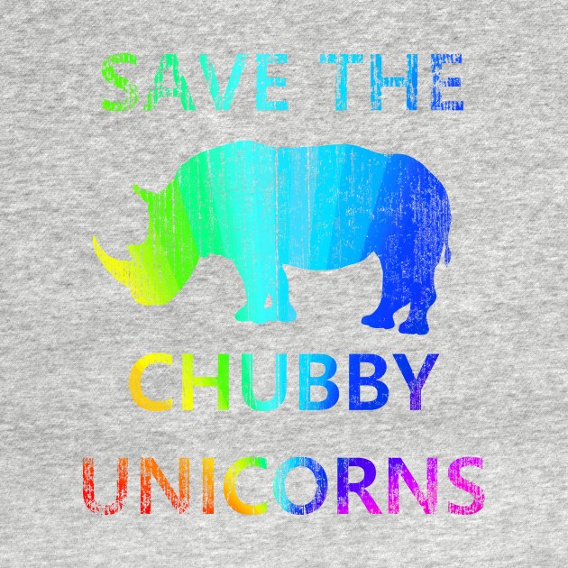 Save the Chubby Unicorns Rainbow by jdsoudry